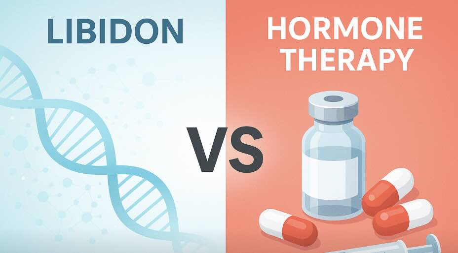 Libidon vs Hormone Therapy: The Safer, Smarter Path to Restoring Vitality