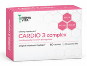 Cardio-3 Cardiovascular & Heart Health Support Peptide Bioregulator Complex, 60 Capsules
