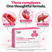 Cardio-3 Cardiovascular & Heart Health Support Peptide Bioregulator Complex, 60 Capsules