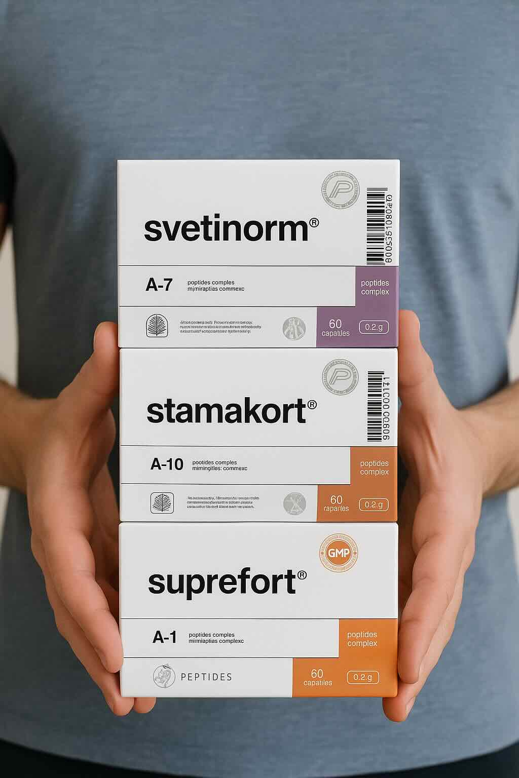Digestive System Bundle:  Digestive System Peptide Bundle - A-7 Svetinorm A-1 Suprefort A-10 Stamakort