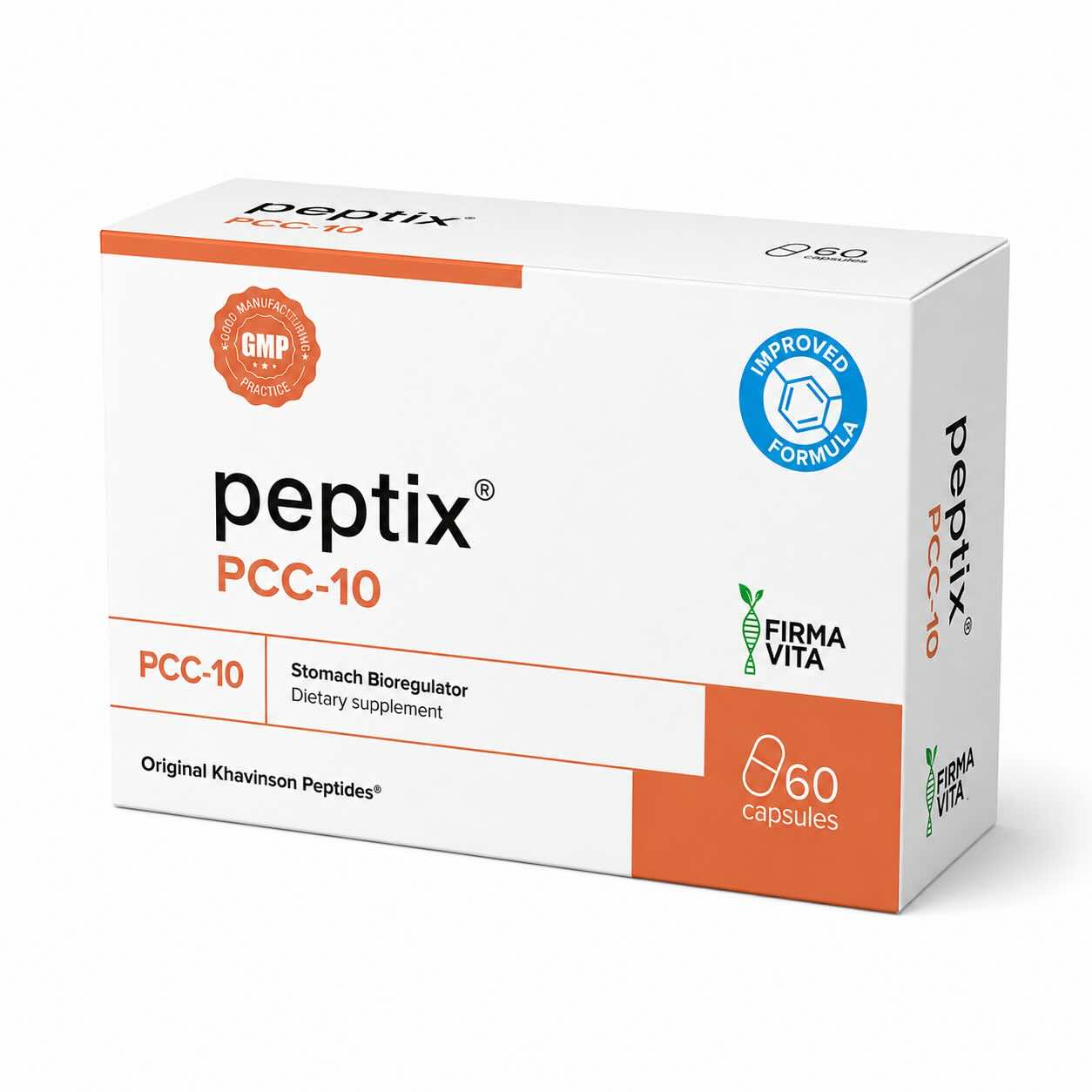 Peptix  A-10 Stomach Peptide Bioregulator with Stamakort