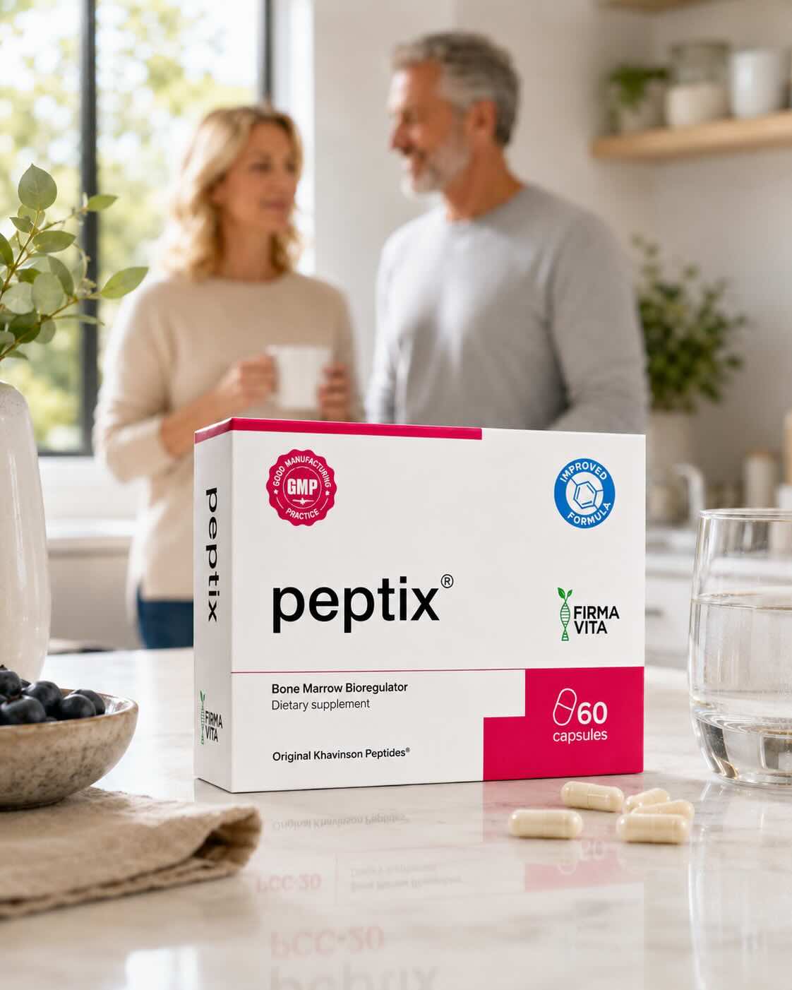 A-20 Bone Marrow Peptide Bioregulator with Bonomarlot by Peptix