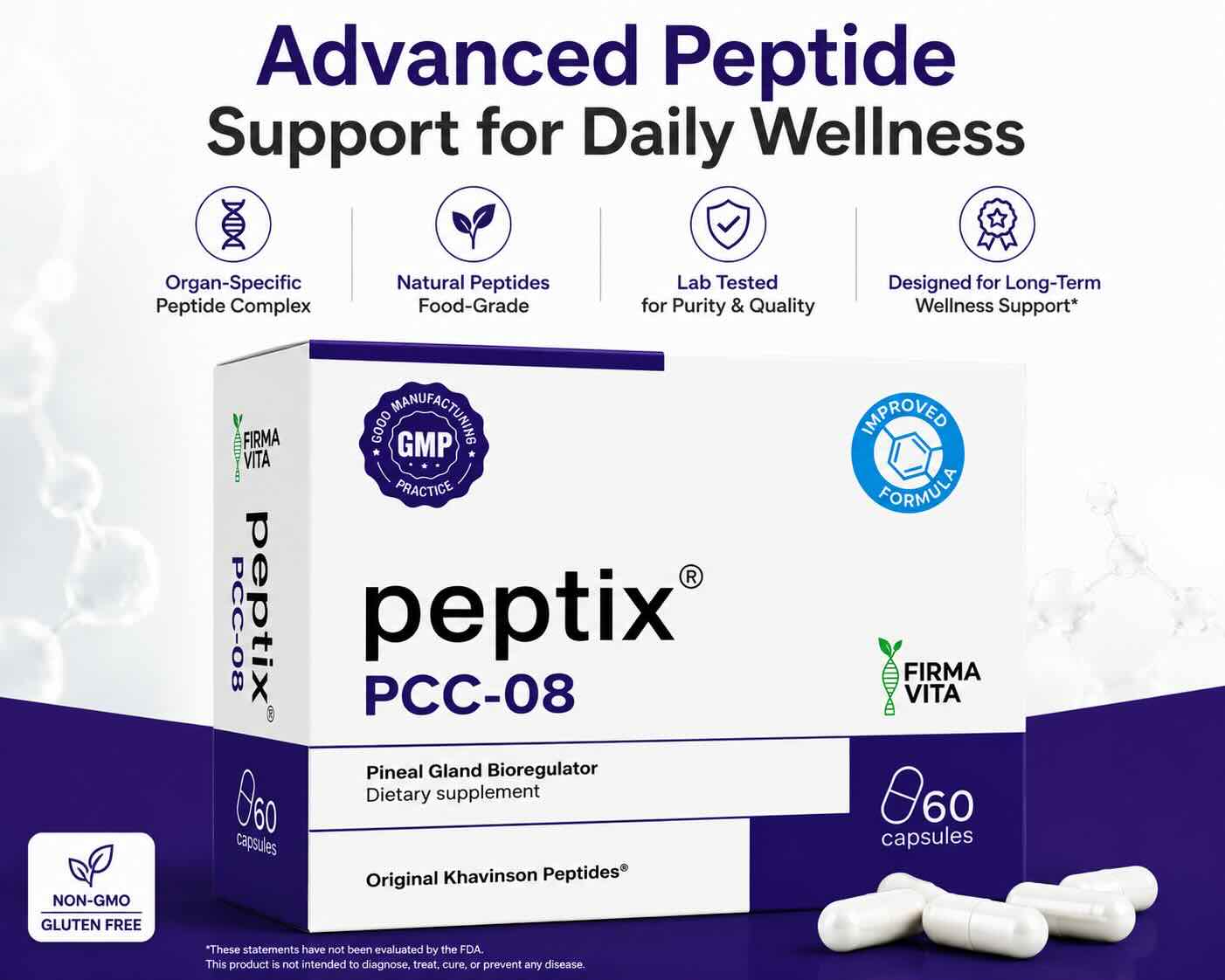 EternaPeptix A-8 Pineal Peptide Bioregulator with Endoluten