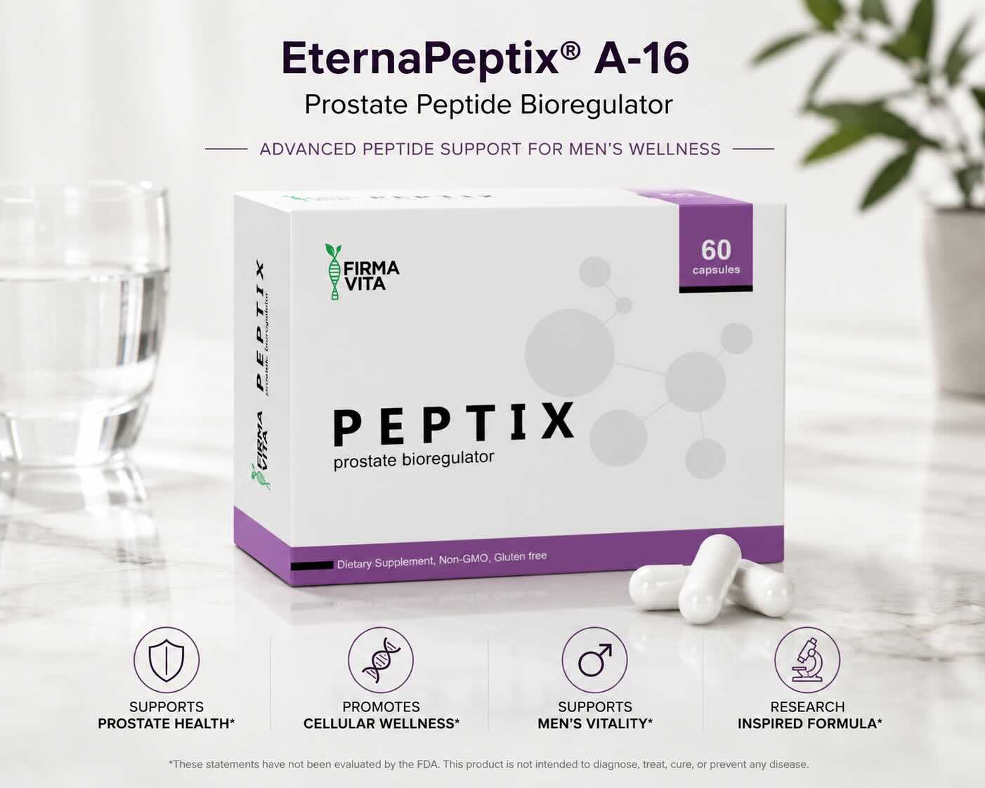 EternaPeptix A-16 Prostate Peptide Bioregulator with Libidon