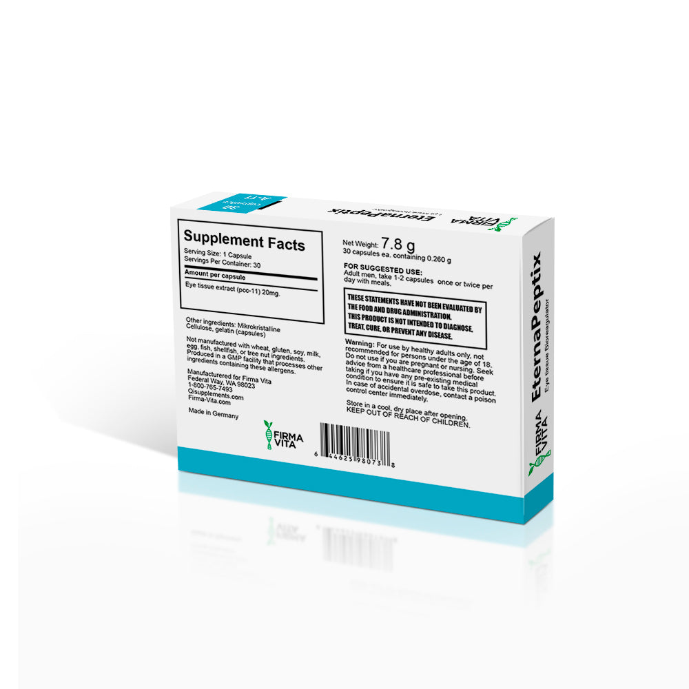 EternaPeptix A-11 Retina Eye Peptide Bioregulator With Visoluten