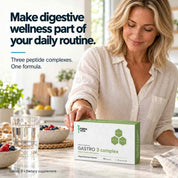 Gastro-3 Digestive & Gut Health Support Peptide Bioregulator Complex, 60 Capsules
