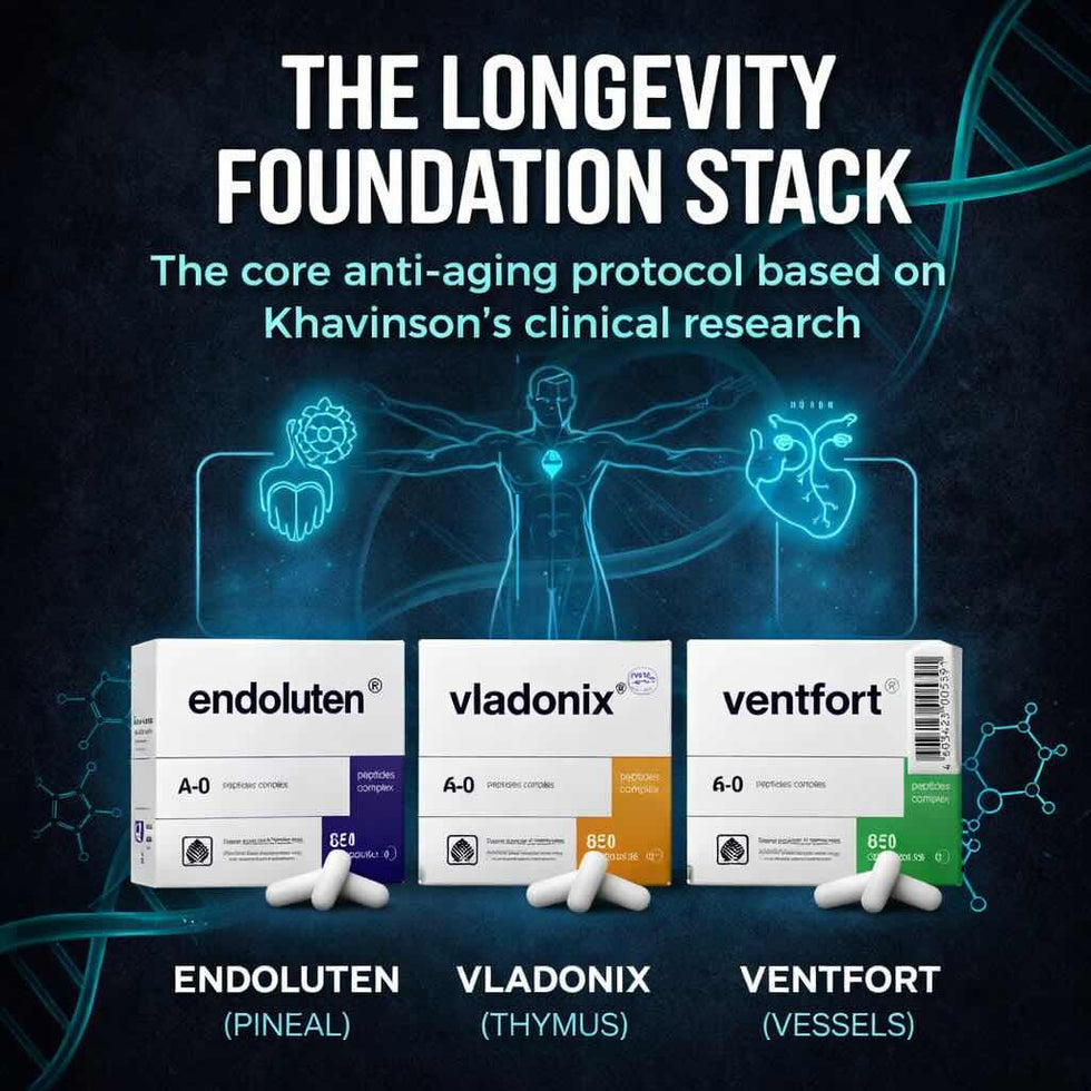 The Longevity Foundation Stack – Rebel Peptides