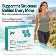 Muv-4 Joint & Muscle Recovery Peptide Bioregulator Complex, 60 Capsules