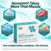 Muv-4 Joint & Muscle Recovery Peptide Bioregulator Complex, 60 Capsules