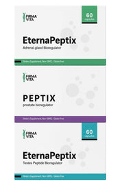 Male Health System Bundle - Testoluten A-13 Libidon A-16 Glandokort A-17