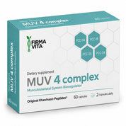Muv-4 Joint & Muscle Recovery Peptide Bioregulator Complex, 60 Capsules