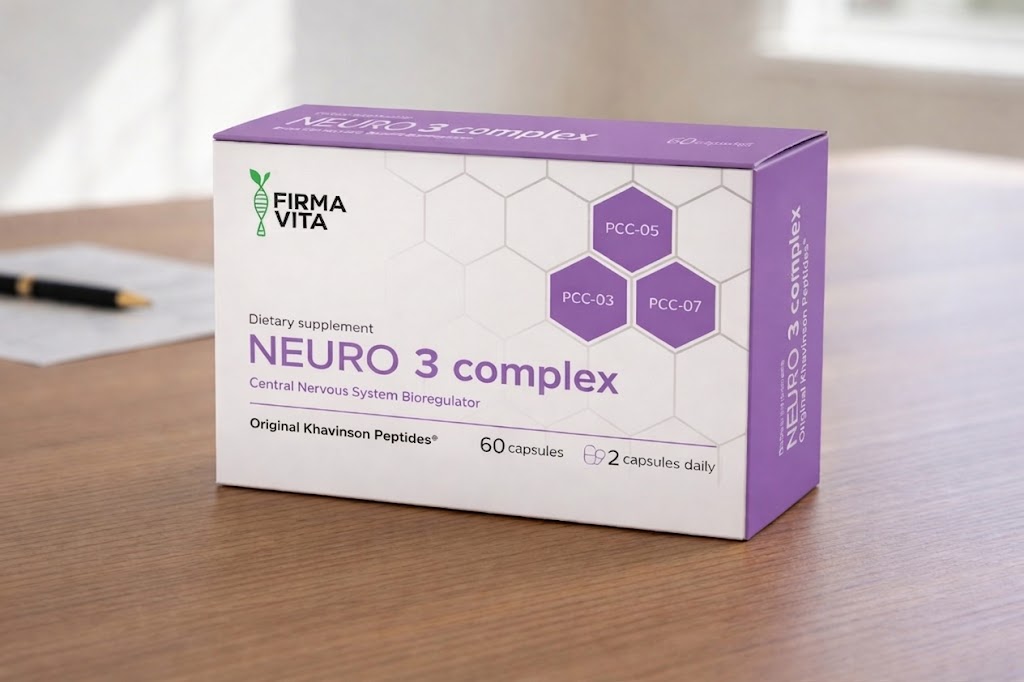 Neuro 3 - Khavinson CNS Complex Peptide Bioregulator by Firma Vita