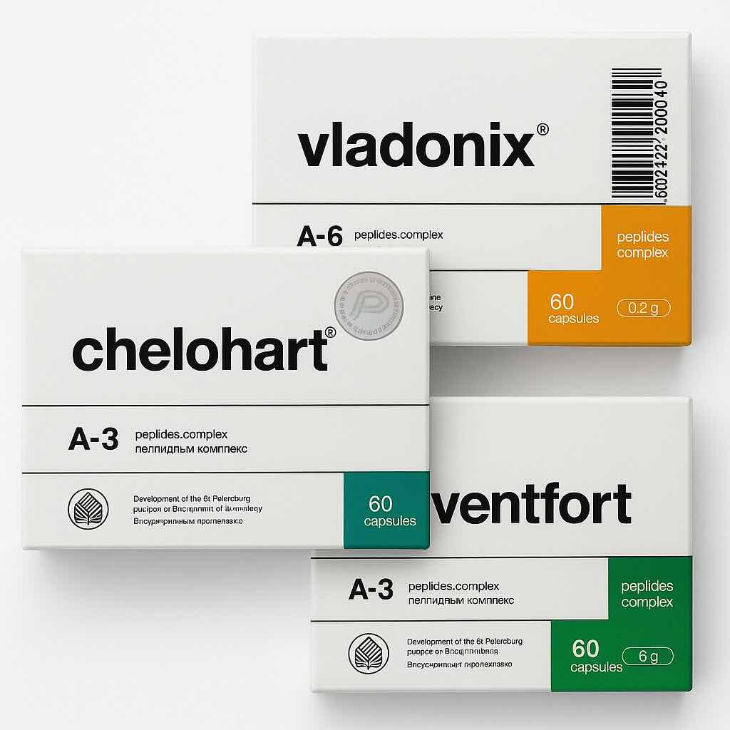 Cardiovascular System Peptide Bundle - A-3 Ventfort A-14 Chelohart A-6 Vladonix