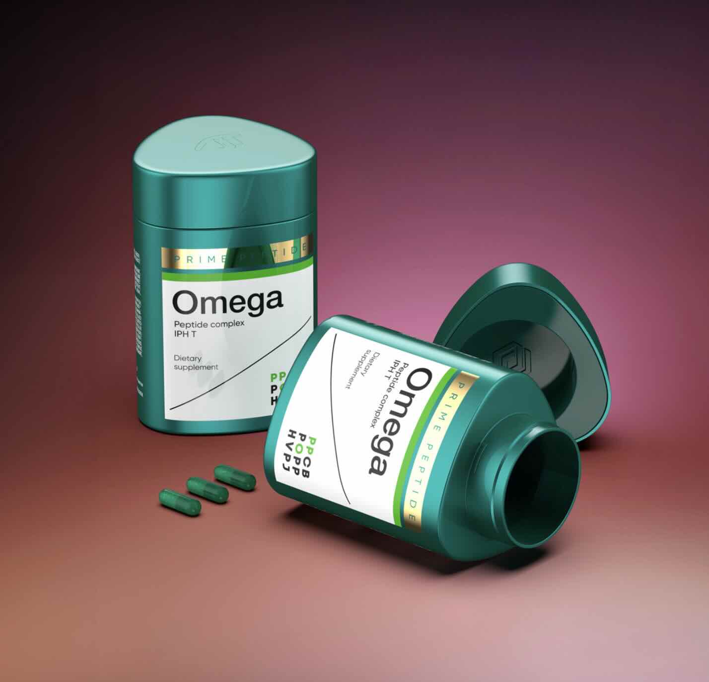Prime Peptide Complex - Omega 90 Capsules
