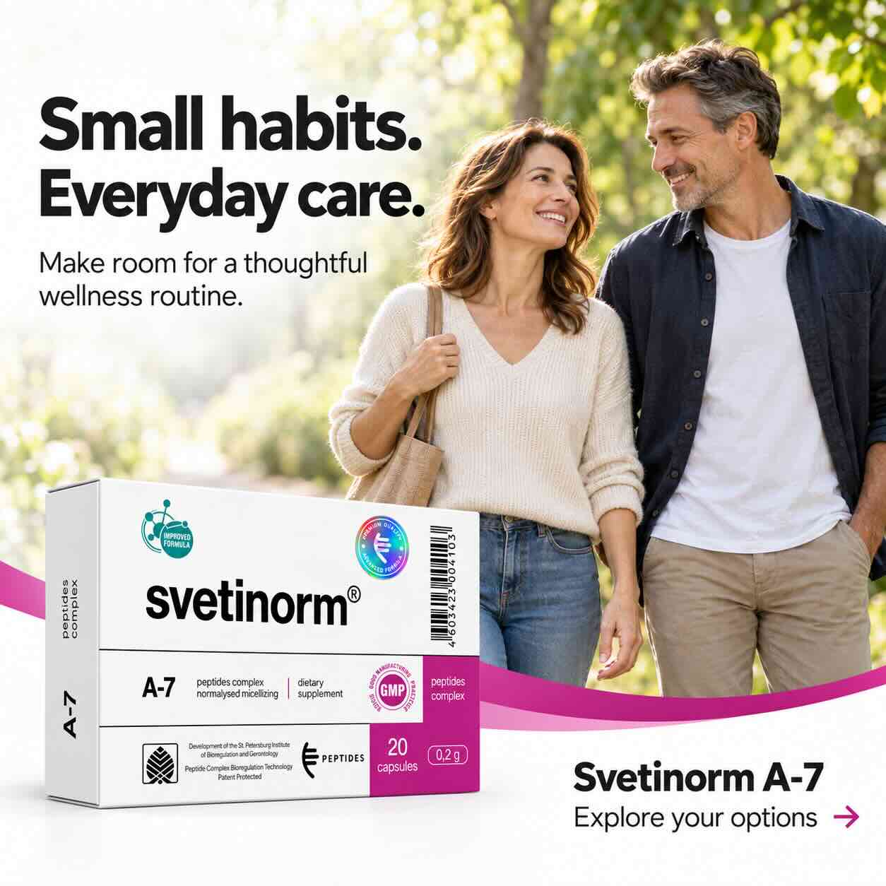 Svetinorm A-7 Natural Liver Peptide Bioregulator