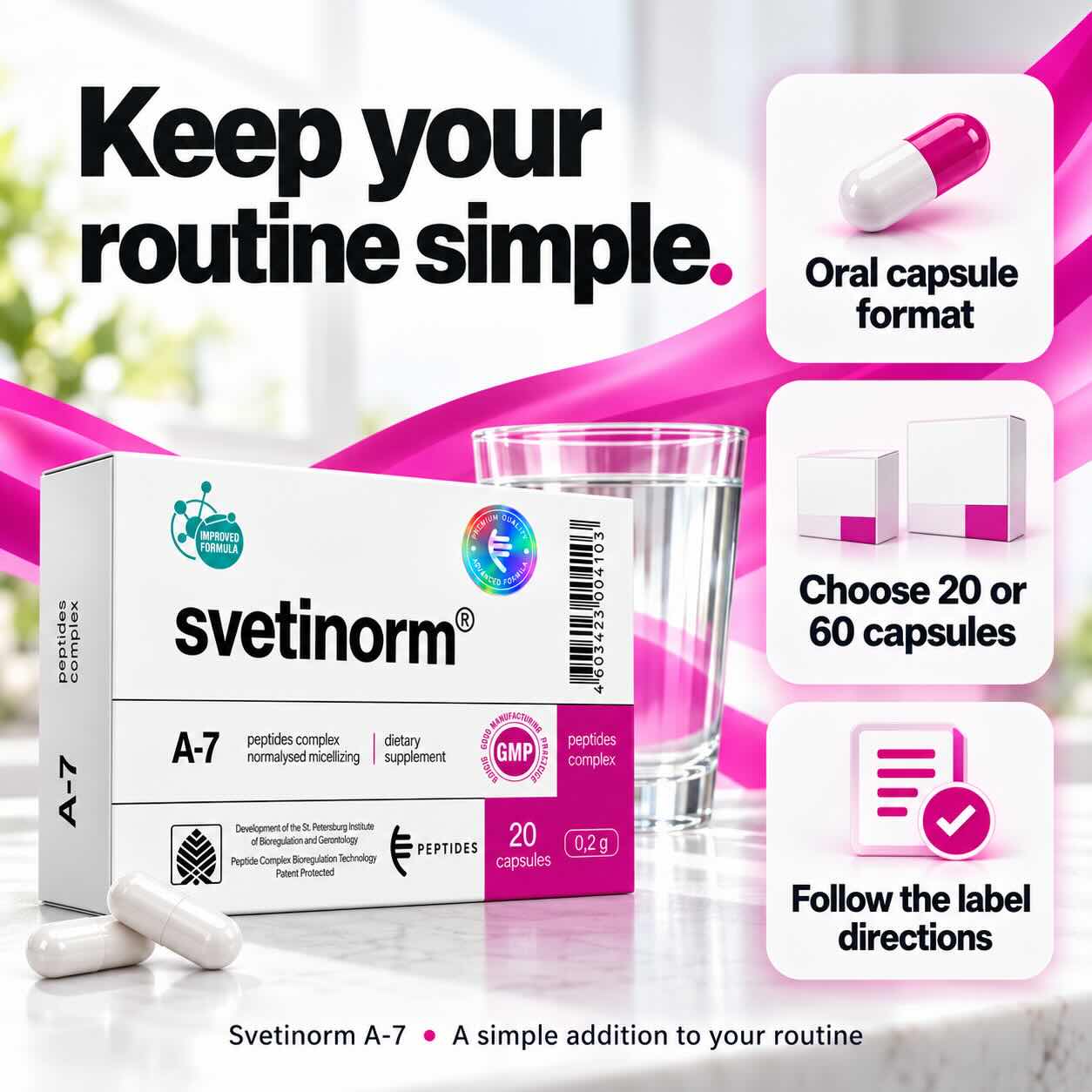 Svetinorm A-7 Natural Liver Peptide Bioregulator