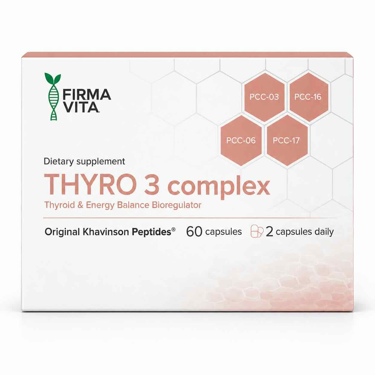 Firma Vita Thyro 3 — Thyroid, Adrenal, and Immune Peptide Complex