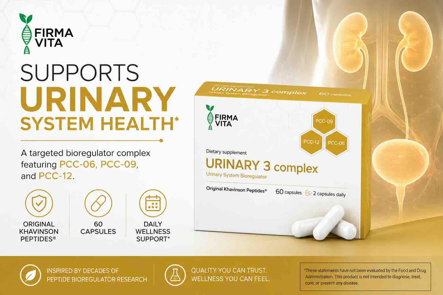 Urinary 3: Urinary System Peptide Complex By Firma Vita