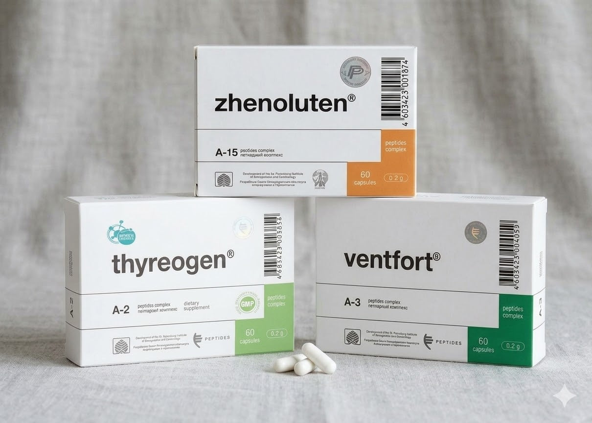 Foundation Stack For Women: A-15 Zhenoluten · A-2 Thyreogen · A-3 Ventfort