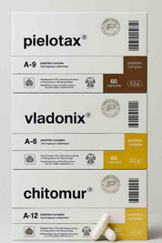 Urinary excretory system Peptide Bundle - A-6 Vladonix A-12 Chitomur A-9 Pielotax