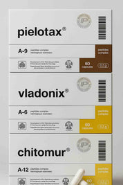 Urinary excretory system Peptide Bundle - A-6 Vladonix A-12 Chitomur A-9 Pielotax