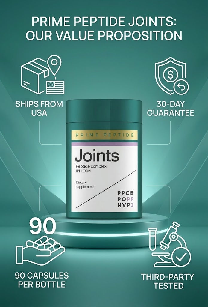 Prime Peptide Joints – Advanced Peptide Complex for Joint Health