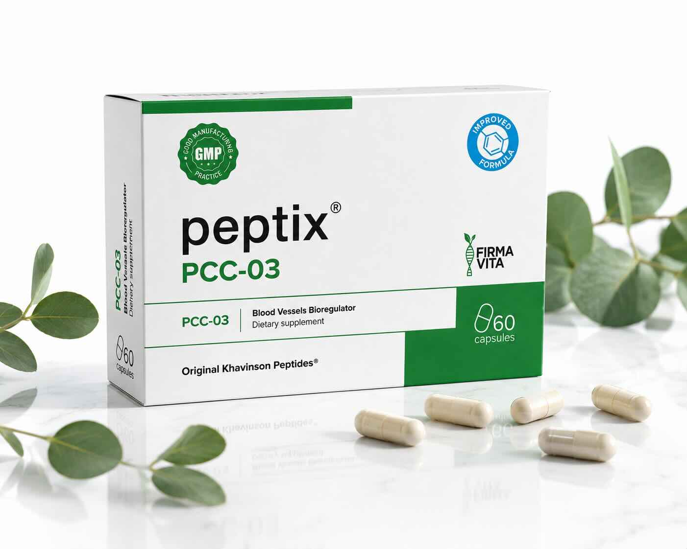 EternaPeptix A-3 Blood Vessel Peptide Bioregulator with Ventfort