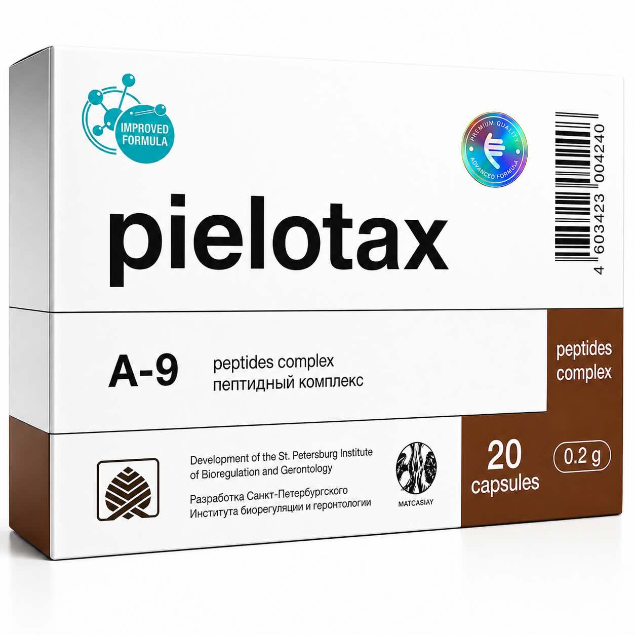 Pielotax A-9 Advanced Kidney Peptide Bioregulator Support Capsules